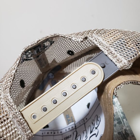 West Virginia Mountaineers Hat Cap Snap Back Camo Zephyr Support Our Troops OHT - Picture 8 of 13